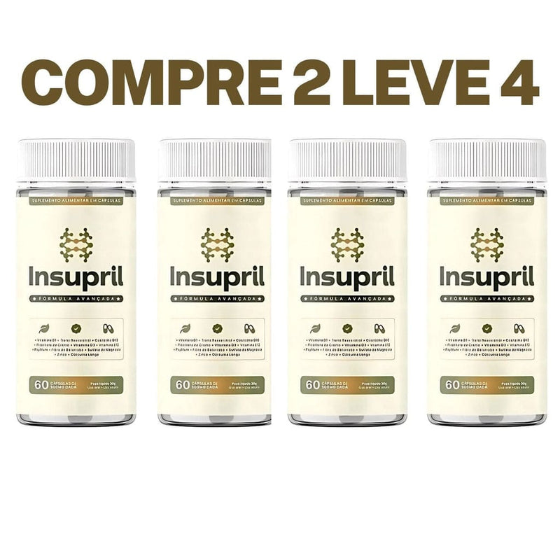 Insupril 60 Cápsulas - Saúde e Bem-Estar + Frete Grátis