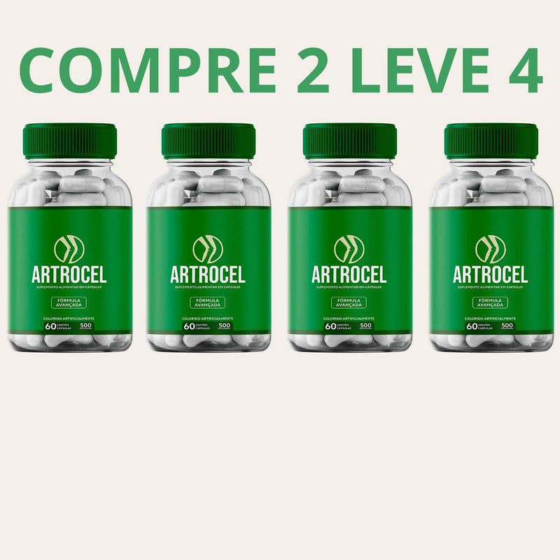 Artrocel 60 Cápsulas - Fórmula Avançada - Promoção Exclusiva + Frete Grátis