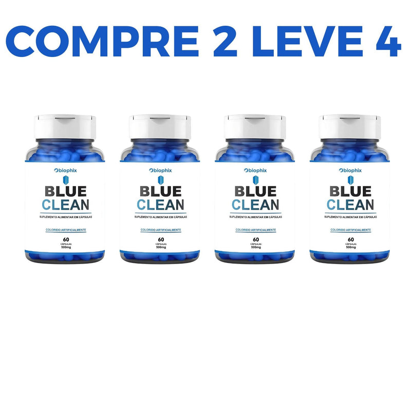 Blue Clean 60 Cápsulas - Transforme Sua Saúde Intestinal - Compre 1 Leve 2 + Frete Grátis