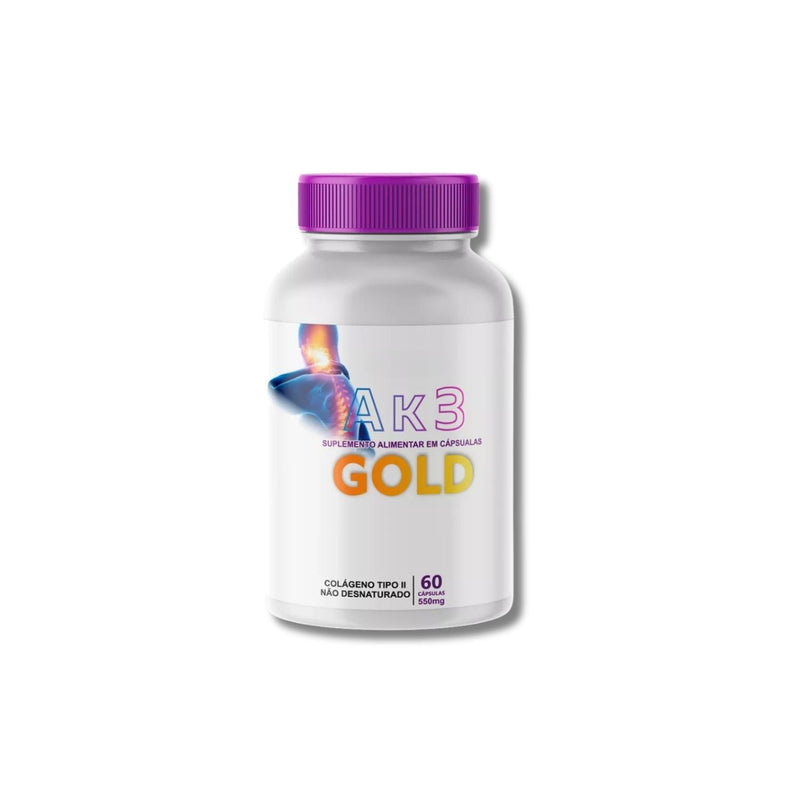 Gold AK3 60 Cápsulas - Eficaz e Segura Para o Alívio Rápido de Dores Corporais + Frete Grátis
