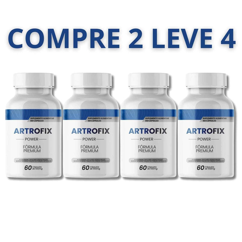 Artrofix Power 60 Cápsulas - Redução de Dores Articulares e Melhora da Mobilidade + Frete Grátis