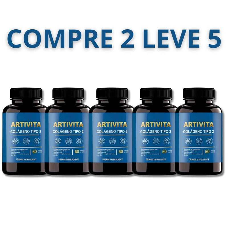 Artivita 60 Cápsulas - Eliminação de Dores Articulares e Melhora da Mobilidade + Frete Grátis