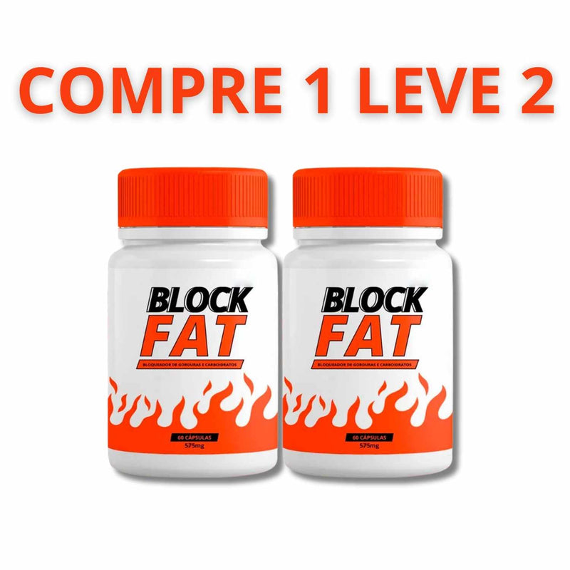 Block Fat 60 Cápsulas - Eficiente Para Perda De Peso e Controle Do Apetite + Frete Grátis