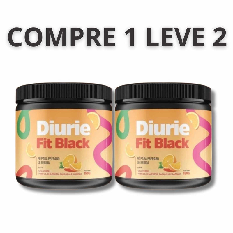 DiurieFit Black 150g: Suplemento Natural para Auxilio no Emagrecimento e Detox Saudável