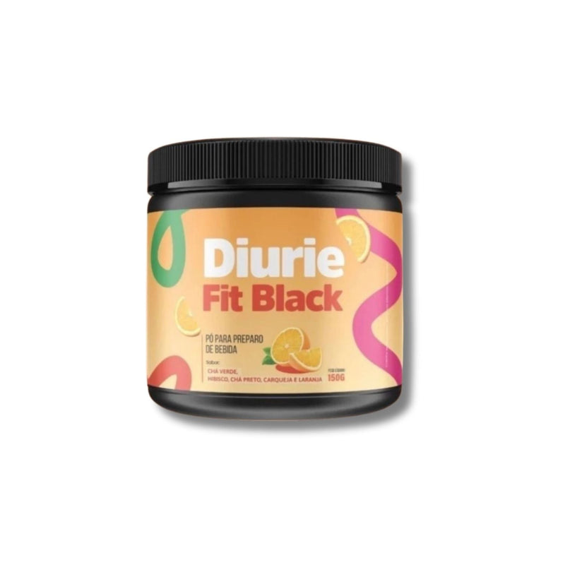 DiurieFit Black 150g: Suplemento Natural para Auxilio no Emagrecimento e Detox Saudável
