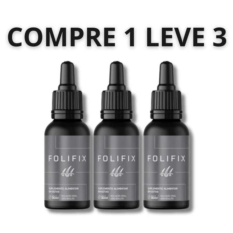 Folifix 30ml - O Segredo Para Cabelos Fortes e Saudáveis + Frete Grátis