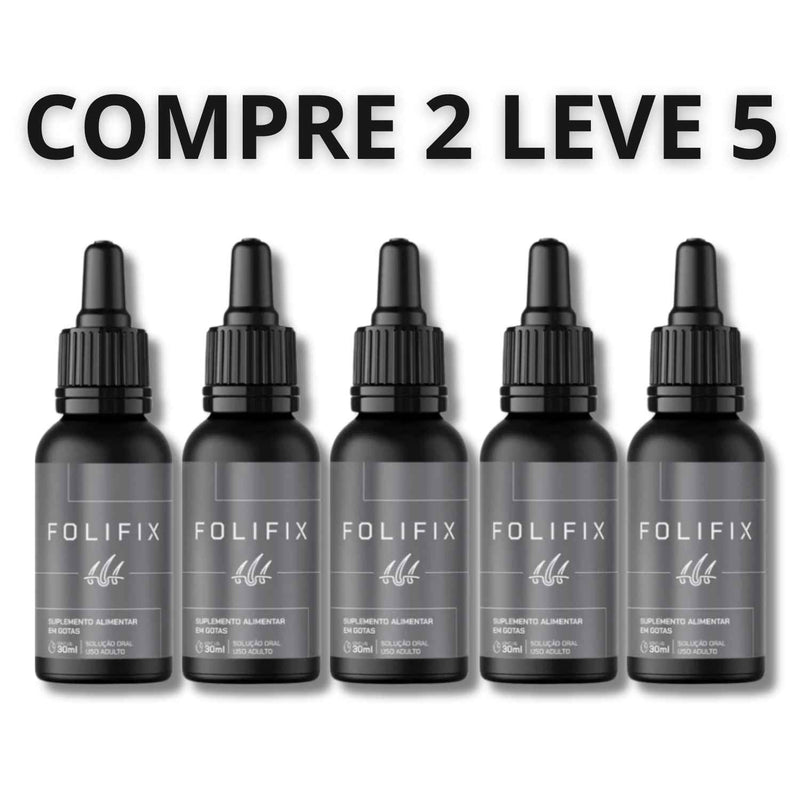 Folifix 30ml - O Segredo Para Cabelos Fortes e Saudáveis + Frete Grátis