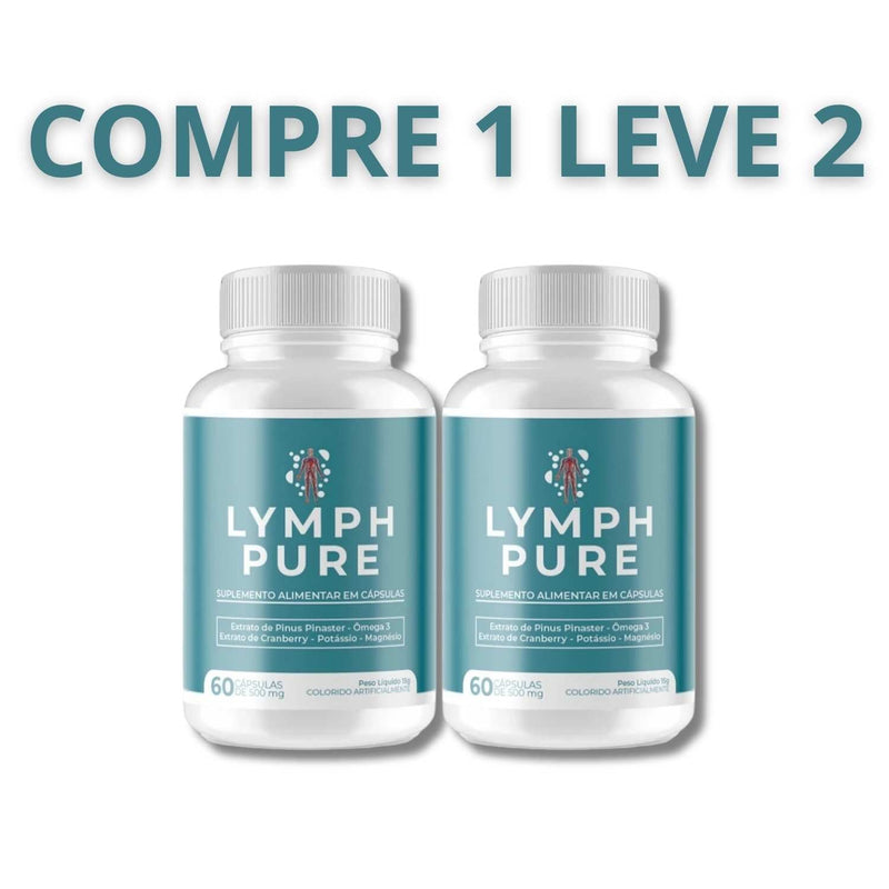 Lymph Pure 60 Cápsulas - Elimina Inchaço e Melhora a Saúde + Frete Grátis
