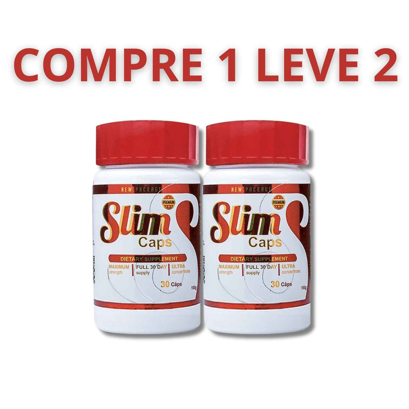 Slim Caps 30 Cápsulas - Sua Luta Contra a Balança Acaba Hoje Mesmo + Frete Grátis