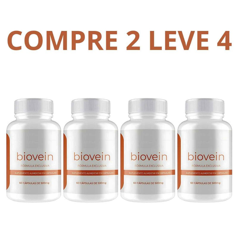 Biovein 60 Cápsulas - Solução Completa Para Pernas Lindas + Frete Grátis