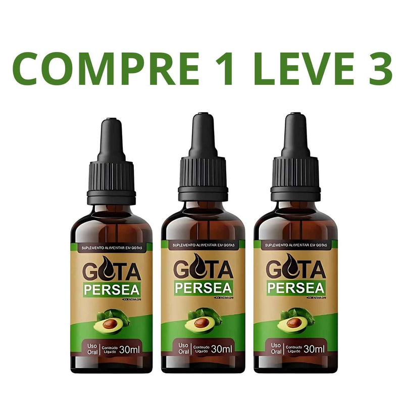 Gota Persea 30ml - Controle da Glicose e Bem-Estar + Frete Grátis