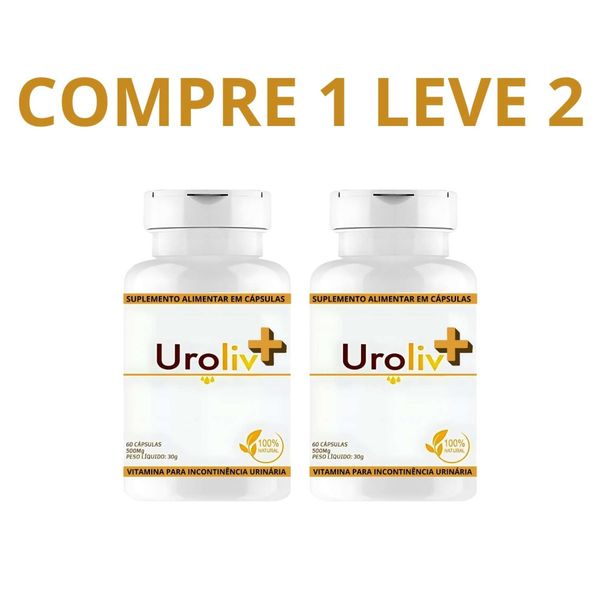 Uroliv 60 Cápsulas - Alívio de Infecções Urinárias e Saúde Íntima + Frete Grátis